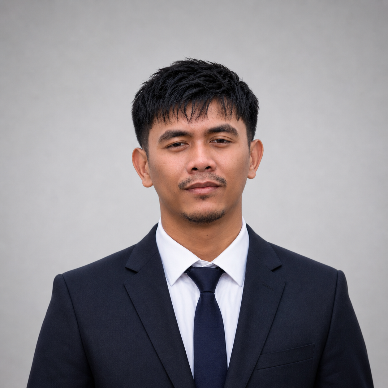 Formal portrait of Herc Bandiola